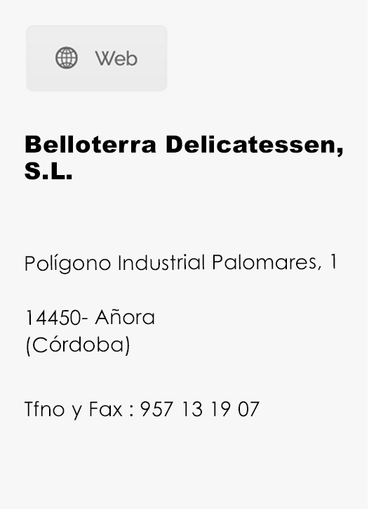 Belloterra Delicatessen, s.l.