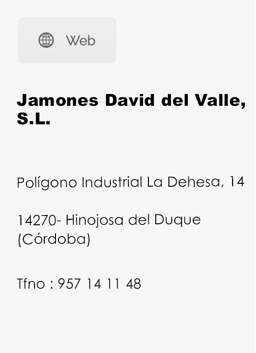 Jamones David del Valle s.l.