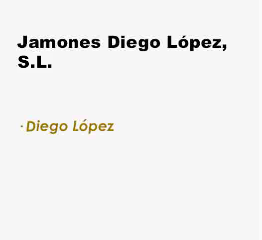 Jamones Diego Lopez marca